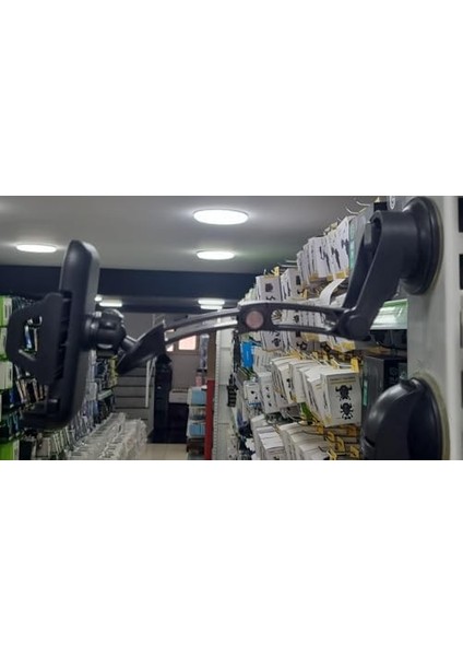 Araç Tutucu Cam ve Konsola Sabitlenebilir Tabani 360 Derece Tam Tur Dönebilir Uzar Kisalir Size Hareket Özgürlüğü Sağlar Araç Içi Telefon Tutucusu A71 modelleri