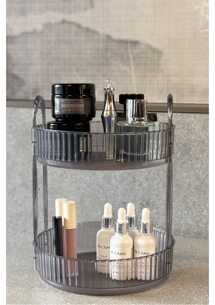 Şık Çok Amaçlı Düzenleyici, Makyaj, Takı ve Ev Eşyası İçin Gri Seçenek modelleri