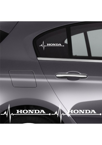 Honda Hr-V Için Uyumlu Aksesuar Oto&araç Ritim Sticker 2 Parça 20*9 cm Boyut