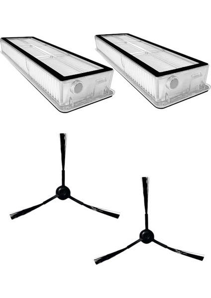 Xiaomi Vacuum Mop S10T (STFCR01SZ) Robot Süpürge Uyumlu 4'lü Yedek Parça Seti