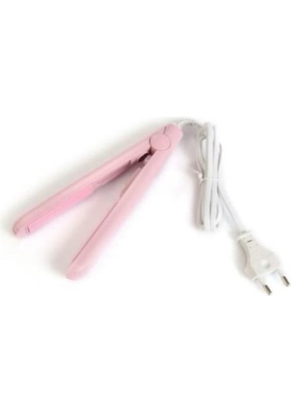 Pembe Taşınabilir Mini Saç Düzleştirici, Seyahat Için Hafif ve Kullanım