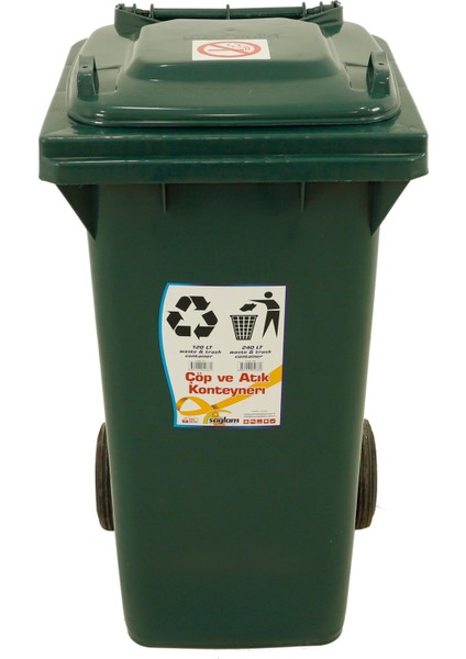 Plastik Çöp Ve Atık Konteyneri 240 lt Tekerlekli Eko fiyatları