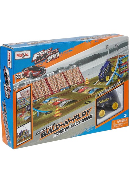 Fresh Metal Build-N-Play Monster Truck Arena Set
