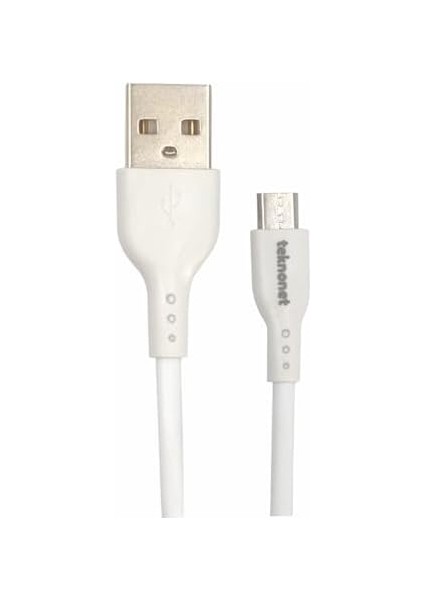 Micro USB Şarj Kablosu 1 Metre – Dayanıklı, Hızlı Şarj & Veri Aktarımı – Beyaz, Android Telefonlar ve Daha Fazlası Için Uyumlu fiyatları