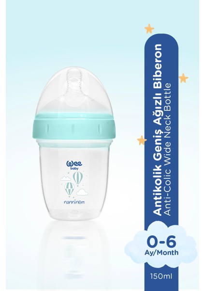 Nanninom Antikolik Geniş Ağızlı Biberon 150 ml fiyatları