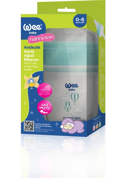 Nanninom Antikolik Geniş Ağızlı Biberon 150 ml fırsatları