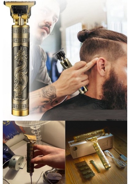 Ejderha Motifli Çok Amaçlı Tıraş Makinesi Baştan Sona Temizlik ve Bakım