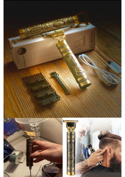 Ejderha Motifli Çok Amaçlı Tıraş Makinesi Baştan Sona Temizlik ve Bakım fırsatları