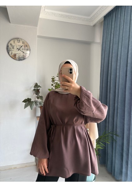 Modal Kumaş Balon Kol Tunik fiyatları
