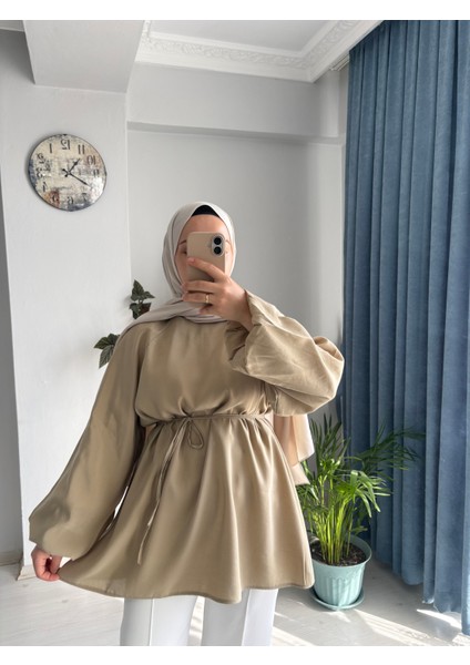 Modal Kumaş Balon Kol Tunik fiyatları