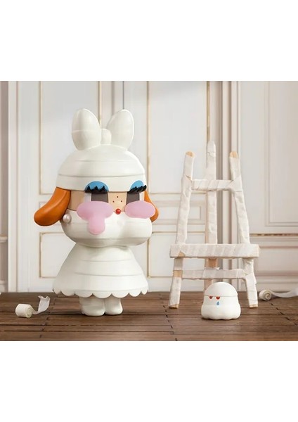 Pop Mart Crybaby Monster Gözyaşları Serisi Serisi Kutu Oyuncaklar Anime Action Figür Caixa Caja Sürpriz Gizem Kutusu Dolls Kızlar Hediye Renk: Mumya Lady (Yurt Dışından)