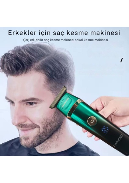 Yeşil Elektrikli Tıraş Makinesi Evde Profesyonel Tıraş Deneyimi indirimleri