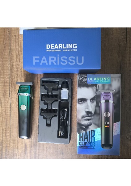 Yeşil Elektrikli Tıraş Makinesi Evde Profesyonel Tıraş Deneyimi