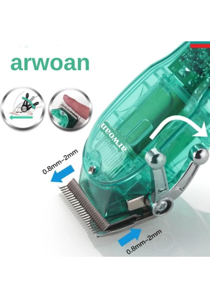 Profesyonel Saç ve Sakal Kesme Makası Şeffaf Giyotin Rahat ve Hassas Kullanım indirimleri