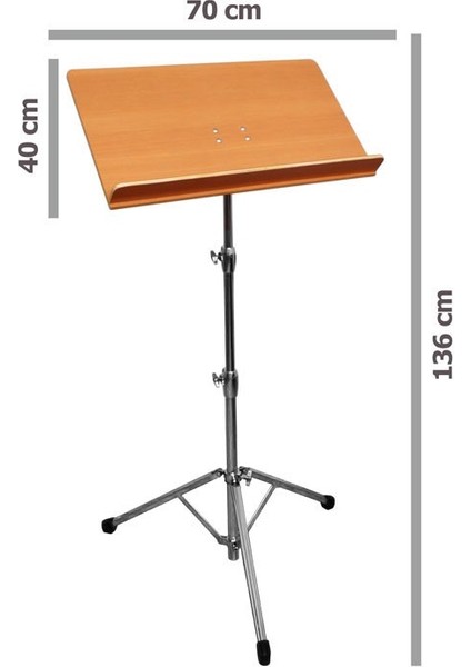 Nota Sehpası Profesyonel Ceviz Ağacı XNS22WN fiyatları