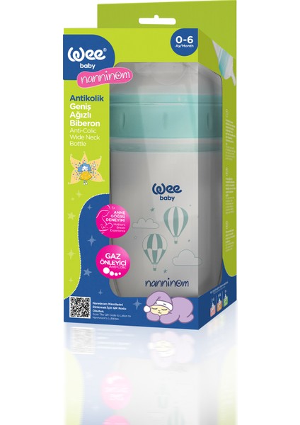 Nanninom Antikolik Geniş Ağızlı Biberon 250 ml fırsatları