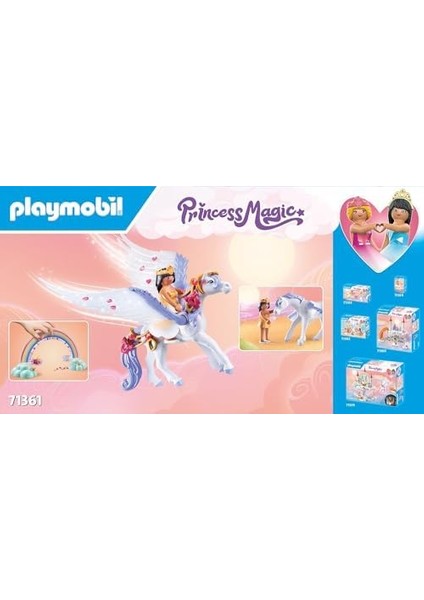 Princess Magic 71361 Gökkuşaklı Pegasus, Büyüleyici Oyun Seti, Pegasus Bakımı ve Beslenmesi Için Aksesuarlar, 4 Yaşından Büyük Çocuklar Için Oyuncak fiyatları