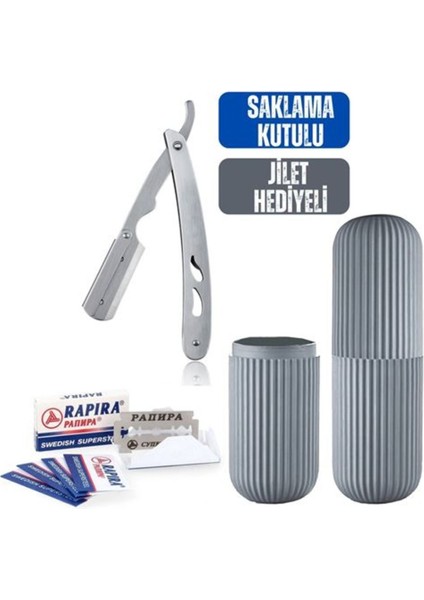 Çelik Ustura Jilet Kutulu Set Çok li ve Kullanışlı Güvenli Kullanım