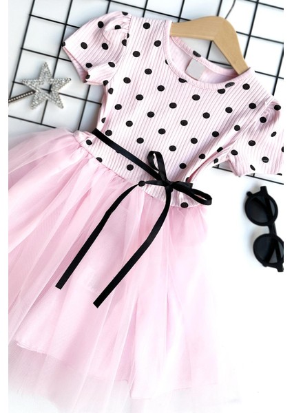 Kız Çocuk Magnolia Puanlı Tütü Pembe Elbise fiyatları