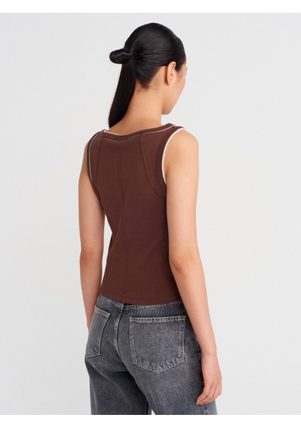 21087 Kontrast Fitilli Atlet-Açık Kahve fiyatları