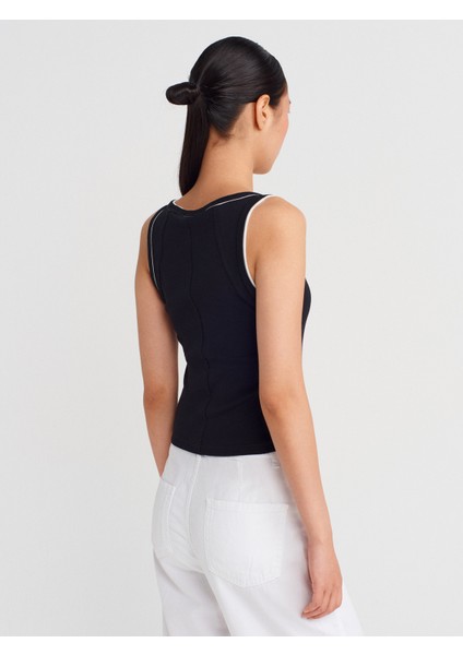 21087 Kontrast Fitilli Atlet-Siyah fiyatları