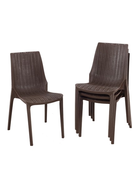 Nirvana Sandalye (4 Adet) Kahverengi