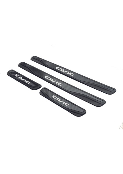 Honda Civic 2012-2014 Modeller New Karbon Kapı Eşiği 4 Parça Yazılı fiyatları