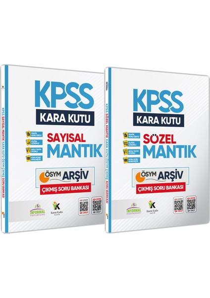 KPSS Sayısal VE Sözel Mantık Kara Kutu Dijital Çözümlü ÖSYM Çıkmış Soru Bankası Çözümlü