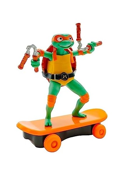 Mutant Ninja Turtles Tmnt Kaplumbağalar Çek Bırak Kaykay Figür Mikey modelleri
