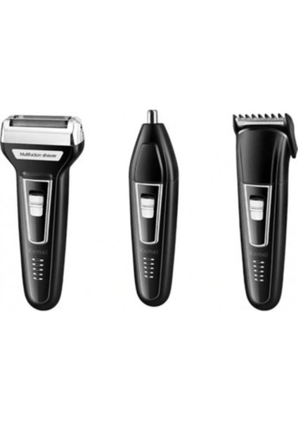 3'lü Erkek Bakım Seti Saç Sakal Burun Temizleme 3in1 Pro Model