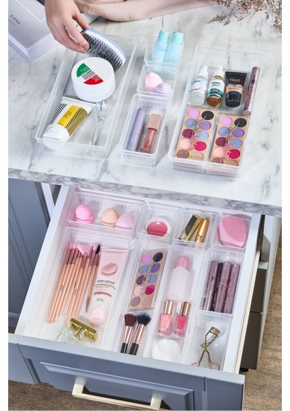 Turuncu Çok Amaçlı Dolap İçi Takı ve Makyaj Düzenleyici Set modelleri