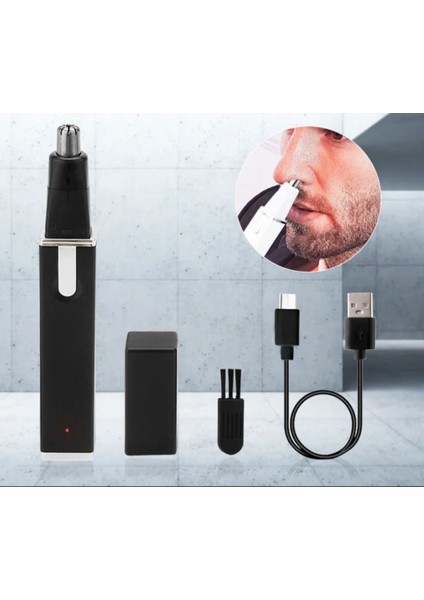 Kullanışlı Burun ve Kulak Temizleme ve Traş Makinesi Siyah Pratik ve Temizliğe