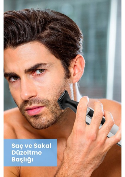 Mini Erkek Kişisel Bakım Seti Saç Sakal ve Burun Kıl Temizliği indirimleri