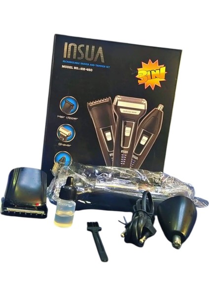 Siyah Tıraş Makinesi Hk 450 Etkili ve Konforlu Tıraş Deneyimi fırsatları