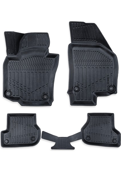 Volkswagen Jetta 2008-2010 Arası Myk 3D Premium Havuzlu Oto Paspas Araca Özel