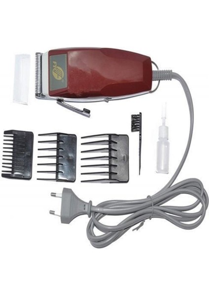 Gelişmiş Kablolu Saç ve Sakal Tıraş Makinesi 3 Tarak Dayanıklı ve Kullanışlı