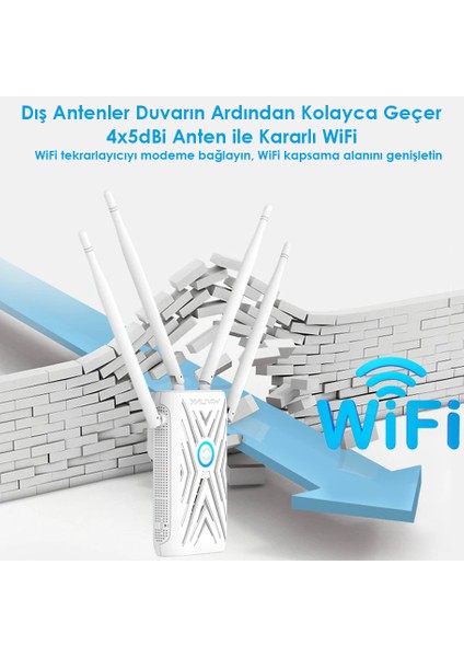 AC1200 Dual-Band Wi-Fi Menzil Genişletici