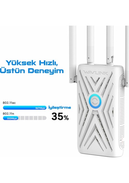 AC1200 Dual-Band Wi-Fi Menzil Genişletici