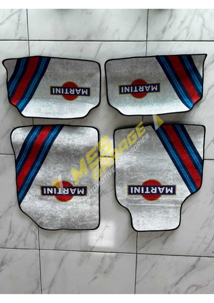 Martini Baskılı Üniversal Halı Paspas