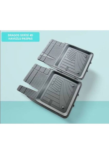Dragos Ford Fiesta 4d Havuzlu Paspas Takımı
