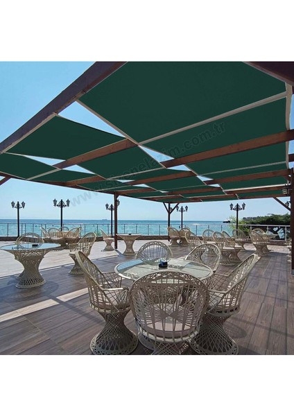 Yeşil Su Geçirmez Dekoratif Gölgelik 50CM x 11M, Şık ve Dayanıklı Dış Mekan Koruma. fiyatları