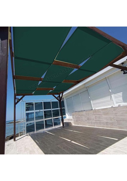 Yeşil Su Geçirmez Dekoratif Gölgelik 50CM x 11M, Şık ve Dayanıklı Dış Mekan Koruma. modelleri