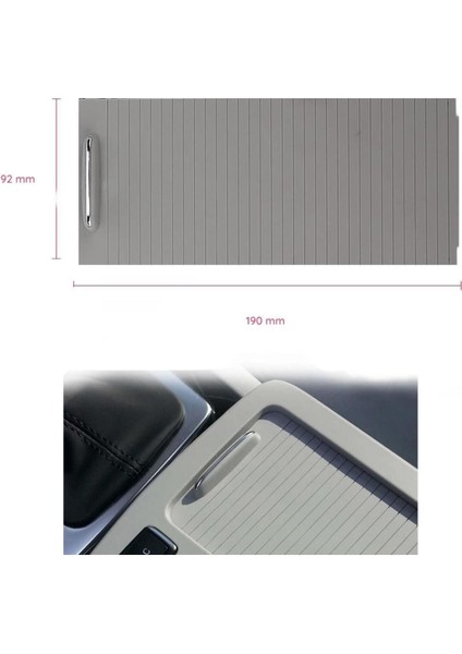 Mercedes W204 - W212-C180-C200 Orta Konsol Bardaklık Perdesi Gri Renk fiyatları