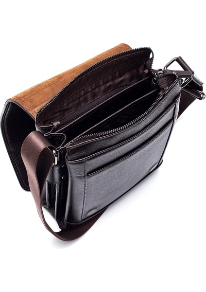 Erkek Deri Postacı Çanta 21SBD3106FT