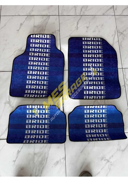 Bride Baskılı Üniversal Oto Halı Paspas