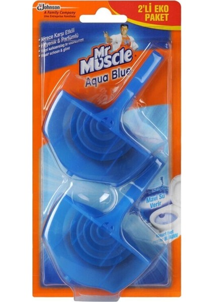 Aqua Blue Klozet Blok 2'li 72 Gr, Temizlik ve Ferahlık Sağlar