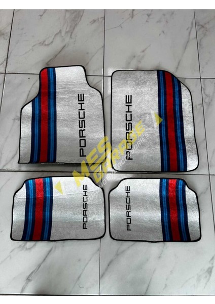 Porsche Baskılı Üniversal Oto Halı Paspası