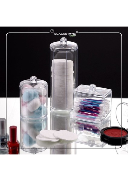 Akrilik Lüx 3'lü Makyaj Organizer Set, Şık ve Kullanışlı Düzenleyici Ürün.