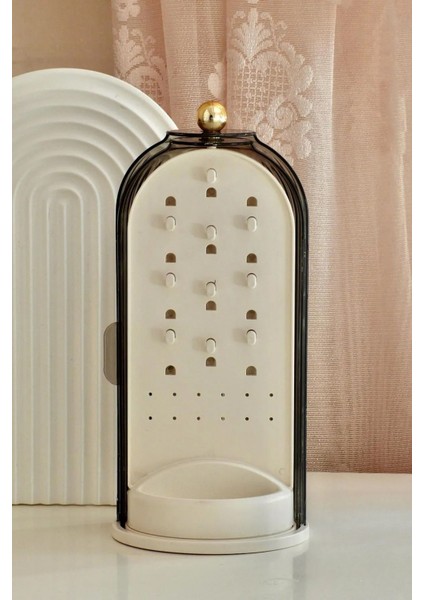 Dönebilen Takı Düzenleyici, Beyaz, Çoklu Bölmeli, Şık ve Kullanışlı Organizer fiyatları