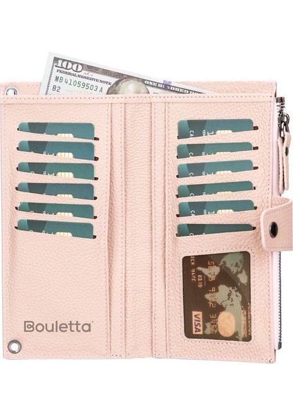 Mulvxurg URG02 Lozan Strap 6.5 Inch Uyumlu Deri Kartlıklı Kılıf Erc5 Pembe (Mulvix) modelleri